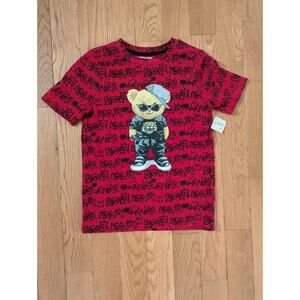 Highland Originals Bailey Apparel Hustle Bear Tee Shirt Size 7 NWT